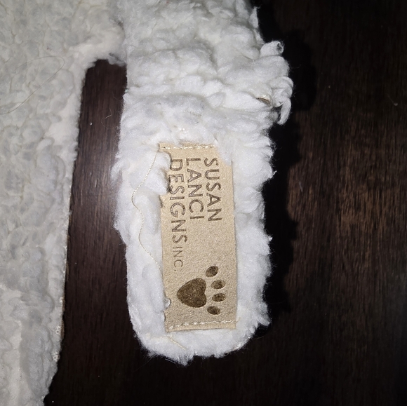 Susan Lanci XS Tan and White Dog Harness - Picture 2 of 7